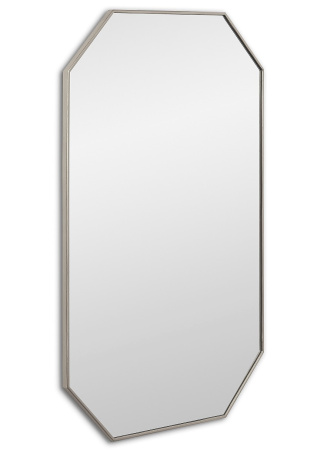Зеркало в раме Art-Zerkalo Stilig M Silver SM107SL 65x97 серебро фото