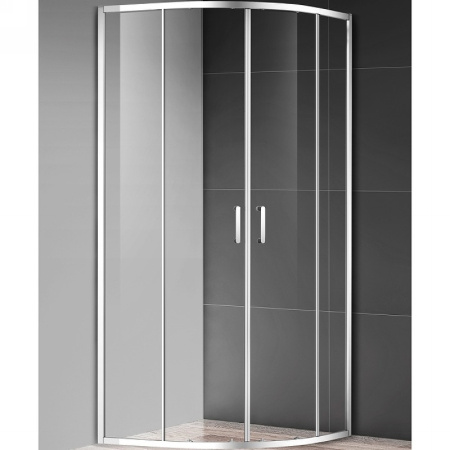 Душевой уголок AQUAme AQM3801F-9 90x90 хром фото