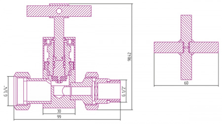 Вентиль Сунержа 00-1409-1234 фото