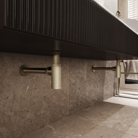 Сифон для раковины Iddis Optima Home OPTBR00i84 бронзовый матовый фото