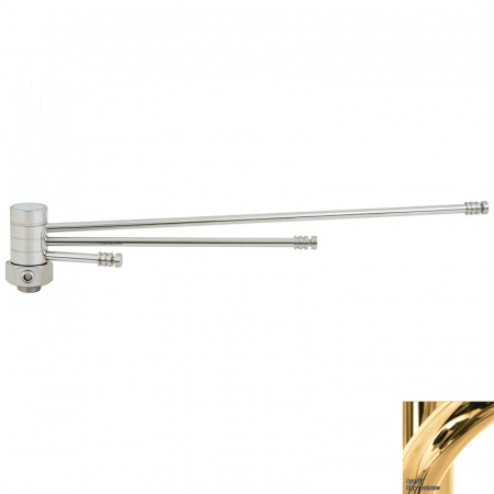 Вешалка для водяных полотенцесушителей Сунержа Веер-Дв 03-2002-0405 золото фото