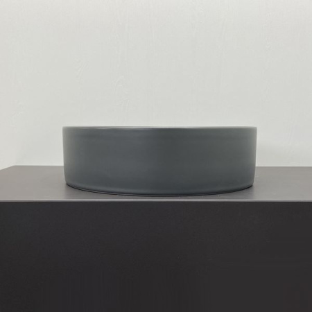 Накладная раковина Comforty 9110MDH 00-00007631 39x39 графит матовый фото