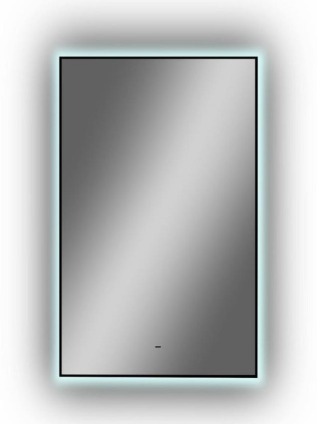 Зеркало с подсветкой Art&Max Sorrento AM-Sor-600-1200-DS-F 60x120 черное фото