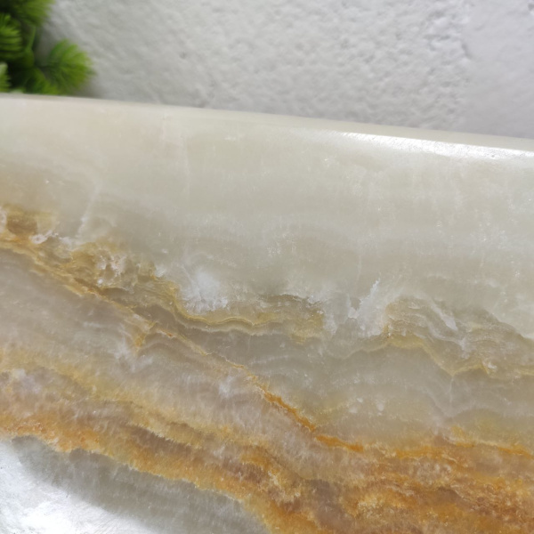 Накладная раковина из оникса Square Big Green SO-01555 (60*40*13) фото