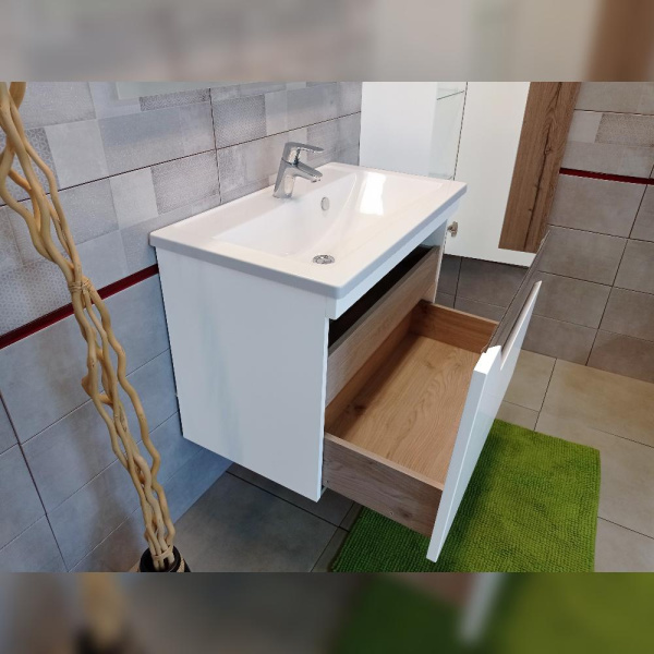 Тумба с раковиной Бриклаер Брайтон 80 4627125415821 фото
