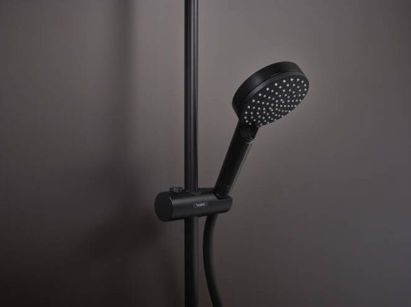 Душевая система (стойка) Hansgrohe Vernis Shape Showerpipe 230 1jet 26289670 черная матовая фото