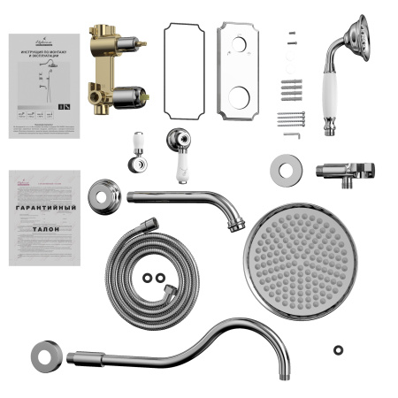 Душевая система скрытого монтажа Elghansa Terrakotta 54C0986 (Set-26) хром фото