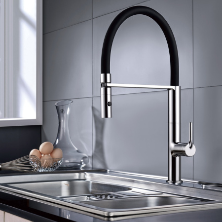 Смеситель для кухни Vincea VKF-114CH хром фото