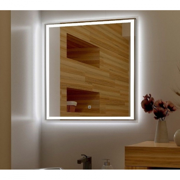 Зеркало с подсветкой Art&Max Monza AM-Mon-600-600-DS-F 60х60 см фото