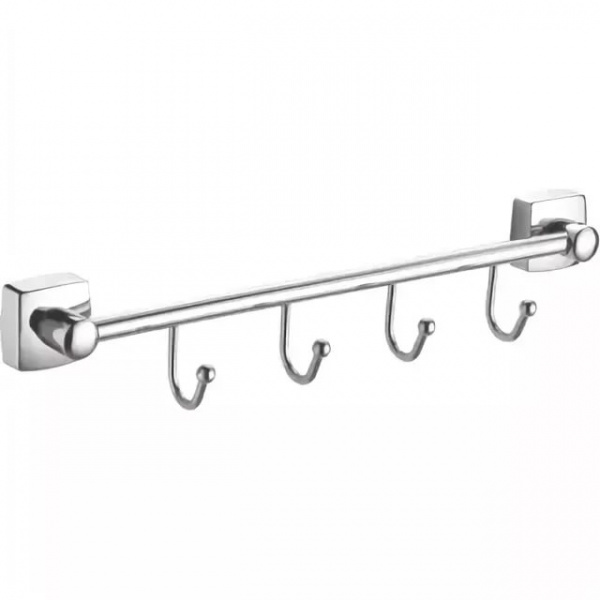 Планка с четырьмя крючками Fixsen Kvadro FX-61305B-4 фото