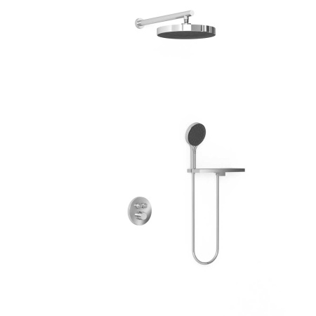 Душевая система скрытого монтажа с термостатом Vincea Inspire VSFW-3I22MT2RCH хром фото