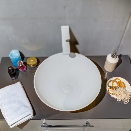 Накладная раковина Montebianco Nemi 390 20141 38x38 фото