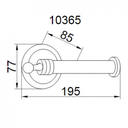 Держатель для туалетной бумаги Boheme Hermitage Gold 10365 фото