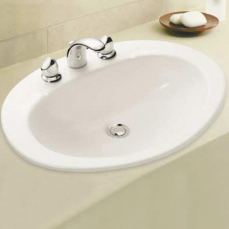 Раковина встраиваемая Jacob Delafon Ovale Dessus E1273 63 см фото