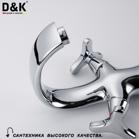 Смеситель для раковины двухвентильный D&K Goethe Hessen DA1382141 фото