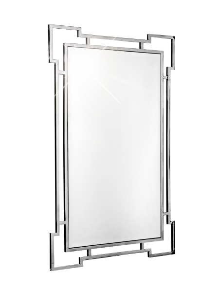 Зеркало в металлической раме Art-Zerkalo Kitech MD1119ST 71x107 фото
