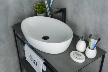 Накладная раковина GID 9433 61х41 фото