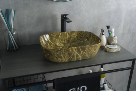 Накладная раковина GID MNC178 43,5х32,5 фото