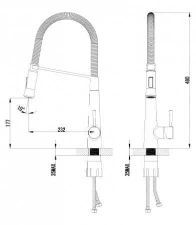 Смеситель для кухни Lemark Soul LM6002C фото