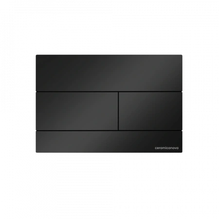 Клавиша смыва для унитаза Ceramicanova Balance Rect CN12-004MB черная матовая фото