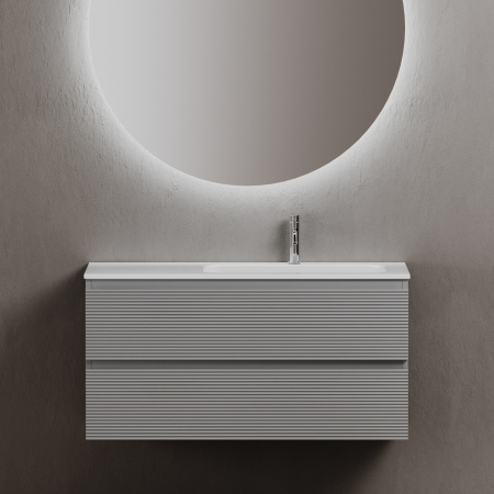 Тумба под раковину Sancos Folk FL100RES Ergraut soft фото