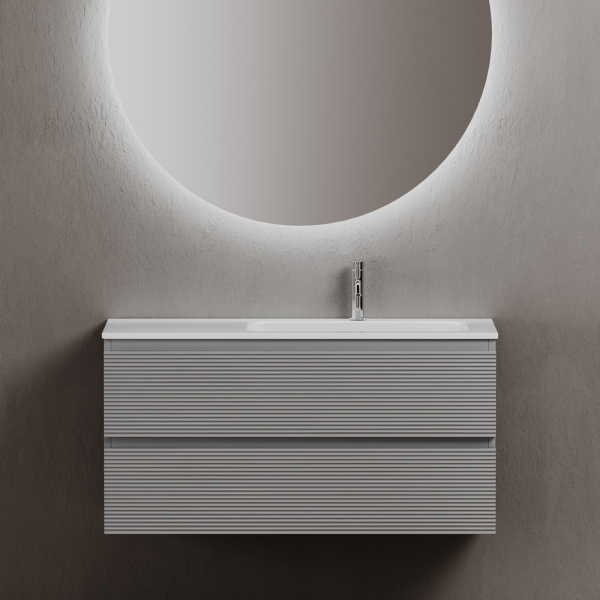 Тумба под раковину Sancos Folk FL100RES Ergraut soft фото