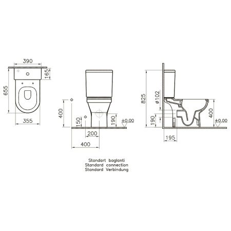 Унитаз компакт Vitra S50 9797B003-7204 с бачком и сиденьем Микролифт фото
