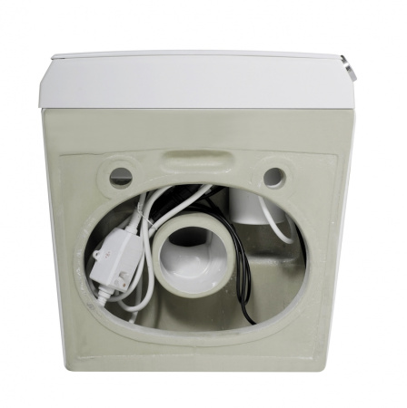 Электронный унитаз-биде импульсный Abber Bequem AC1119S с инсталляцией AC0101P2 фото