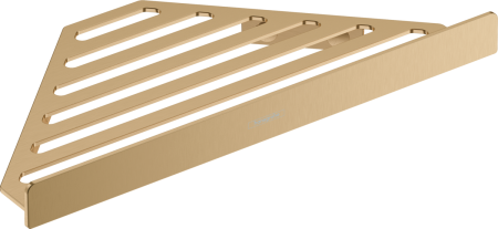 Угловая полка для ванны Hansgrohe AddStoris 41741140 шлифованная бронза фото