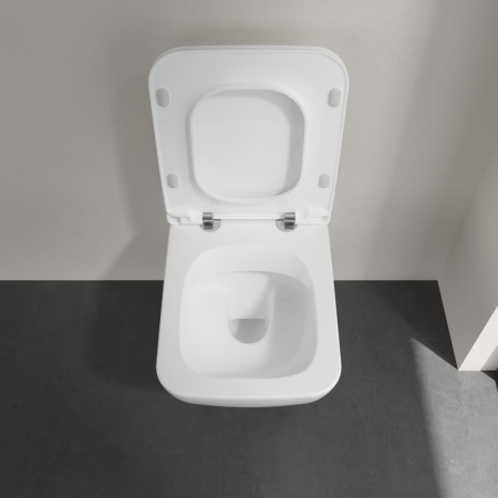 Подвесной унитаз безободковый Villeroy & Boch Venticello 4611RL01 с сиденьем фото