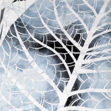 Текстильная шторка для ванны WasserKRAFT Glan SC-51101 фото