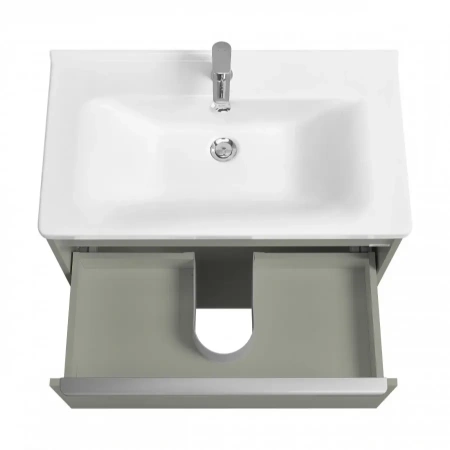 Тумба под раковину Акватон Хоуп 80 1A287301HP9D0 хаки фото