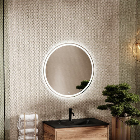 Зеркало с подсветкой Sancos Bella BE800 80x80 фото