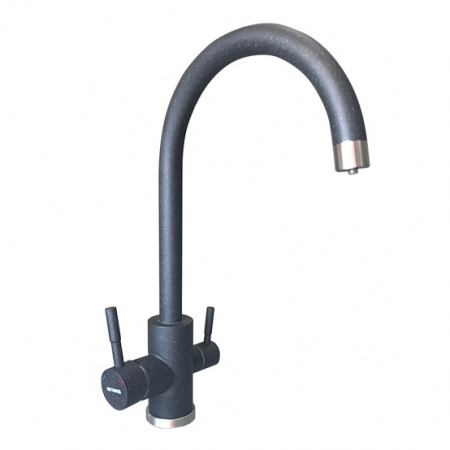 Смеситель для кухни кухни с фильтром для воды Ewigstein 34235168 черный фото