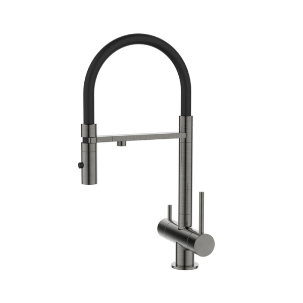 Смеситель для кухни под фильтр Iddis Ace ACEGMFFi05 графит фото