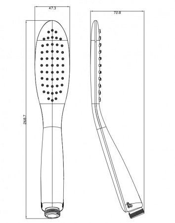 Душевая лейка Omnires Siena SIENA-RCRB фото