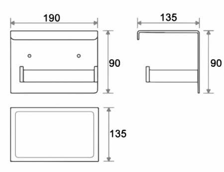 Держатель для туалетной бумаги Boheme New Venturo 10311-CR фото