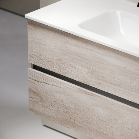 Тумба под раковину Sancos Urban UR100EG дуб галифакс натуральный фото