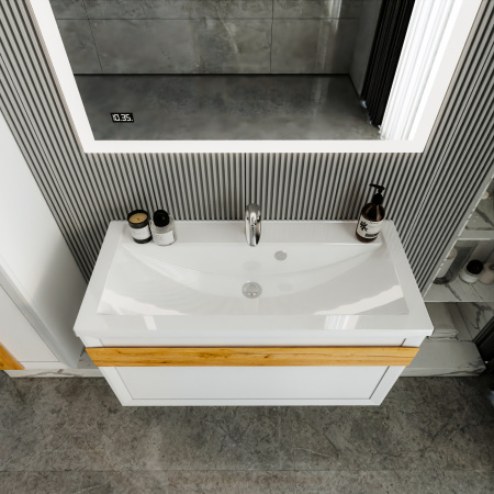 Тумба с раковиной Бриклаер Берлин 100 4627125416095 фото