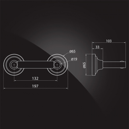 Держатель для туалетной бумаги Elghansa Carrington CRG-350 фото