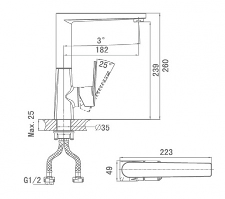 Смеситель для кухни D&K Lessing Rhein DA1322401 фото