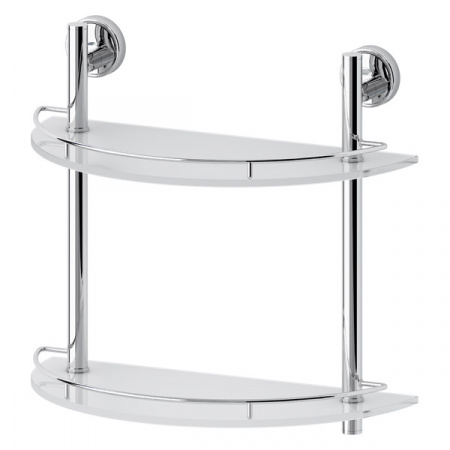 Полка полукруглая с ограничителем двойная FBS Ellea ELL 081 40 см фото