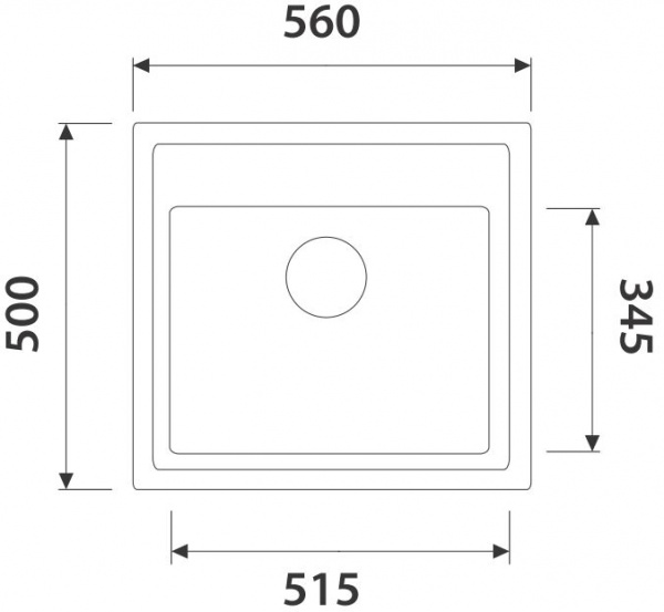 Мойка кухонная Kaiser KGM-5750-G серый фото