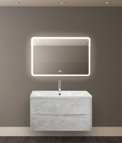 Зеркало Belbagno SPC-MAR-900-600-LED-TCH-WARM 90x60 с сенсорным выключателем фото