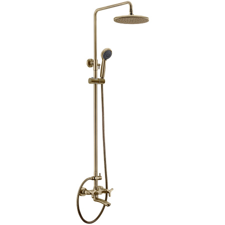 Душевая система (стойка) Kaiser Trio 57188Br бронза фото