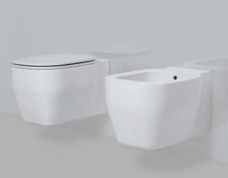 Унитаз подвесной Azzurra Glaze GLZ100/SOSK bi фото