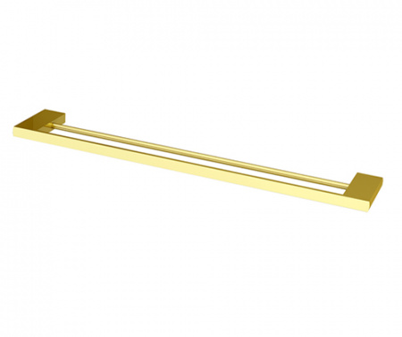 Полотенцедержатель двойной WasserKRAFT Sauer K-7940 глянцевое золото фото