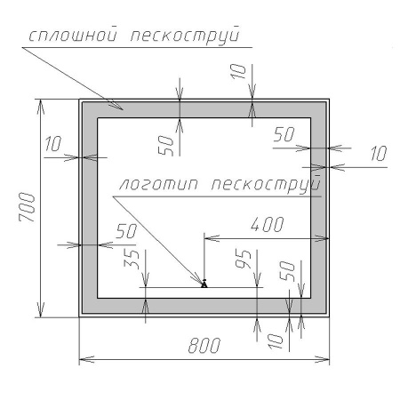 Зеркало Alvaro Banos Barcelona 80 8400.2000 фото