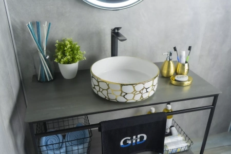 Накладная раковина GID Luxe Line D1357h018 36х36 фото