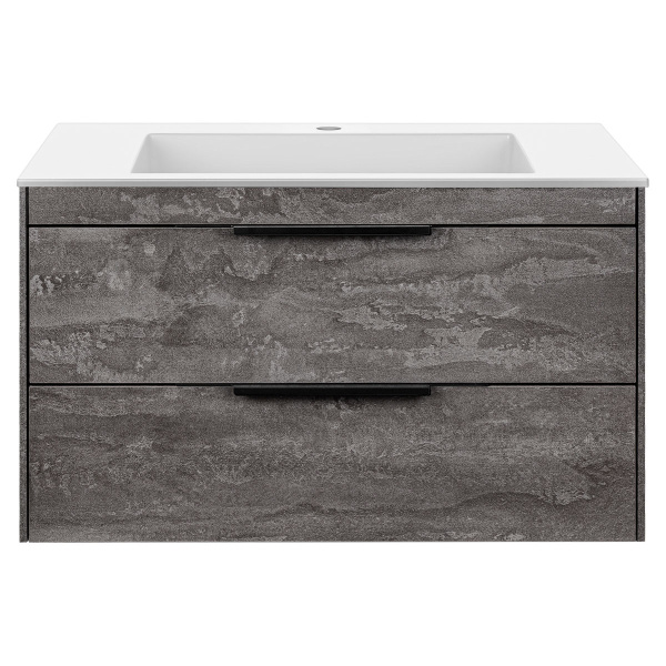 Тумба под раковину Vincea Chiara 2D VMC-2C2800GS G.Stone 80 см фото